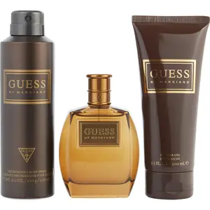 Guess By Marciano Set-Edt Spray 3.4 Oz & Deodorant Spray 6 Oz & Shower Gel 6.7 Oz For Men