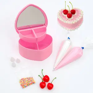 Fake Cake Jewelry Box Decoden Cream Kit, Decorate Jewelry Box with Fake Whipped Cream Glue, Accessories, Craft Supplies, DIY Jewelry Box