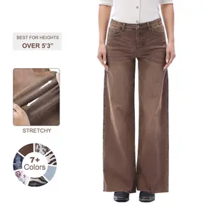 ONESO Mid-Waisted High Stretchy Wide Leg Baggy Jeans Holiday Party Denim Pants Womenswear Bottom Comfortable Denim Jeans Tummy Control BBL #TikTokShopHolidayHaul #HolidayHaul