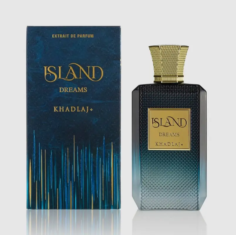 Khadlaj Island DREAMS Extrait De Parfum - Modern Pre-Packed Unisex Fragrance, Easy-Spray 100 ml (3.4 fl oz) Single Bottle, Modern Unisex Fragrance