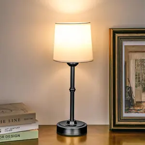 Spring Sales Cordless Table Lamp Rechargeable 1 Pack Brass 4000mAh Battery Operated 3000K Stepless Dimming Touch Control Wireless Lamp for Bedroom Dining Table Counter Living Room Portable Battery Powered Stepless Dimmable Universal Type-C Charging