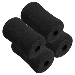 4 PCS High Density Foam Roller Pad for Muscle Massage Equipment, Manual Operation Synthetic Rubber Replacement Pad, Fitness Accessory