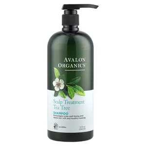Avalon Organics Scalp Treatment Shampoo, Tea Tree, 32 fl oz (946 ml)