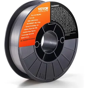 VEVOR Flux Core Welding Wire, E71T-GS 0.035-inch 10LBS, Gasless Mild Steel MIG Welding Wire with Low Splatter for All Position Arc Welding and Outdoor Use