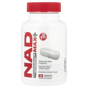 Metabolic Nutrition NAD MAX+™, Anti-Aging Cellular Rejuvenator, 30 Capsules