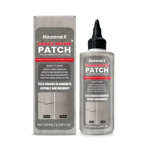 HozoneX Crack Filler for Concrete & Asphalt – Waterproof Sealant, Durable & Easy to Apply, Driveway & Pavement Repair