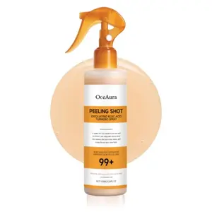 Keratin Care Curcuma Spray 100ML, Pore Tightening Exfoliating Smooth Formula, Gentle Cleansing Body Moisturizer, Brightens Dark Skin Tone