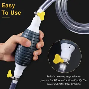 Car Motorcycle Absorberarge PVC Water Suction Pipe Oiler for Liquid Petrol Tuningpm Fuel Diesel Transfer Universal Oil Easy Tools.