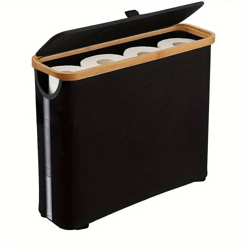 Bohemian-style toilet paper holder, towel storage box, laundry basket for storing paper products and accessories, Bathroom Counter Organizer, Bathroom Essentials Accessories, Bathroom Accessory