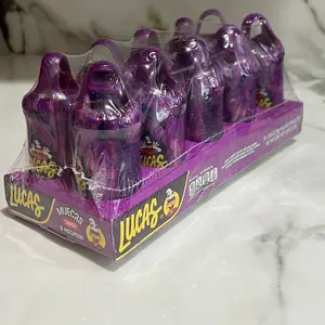 Lucas chamoy , mango , watermelon , cucumber, cherry lollipop with chili powder