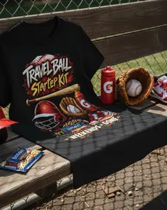 Travel Ball Starter Kit (Black--Red)