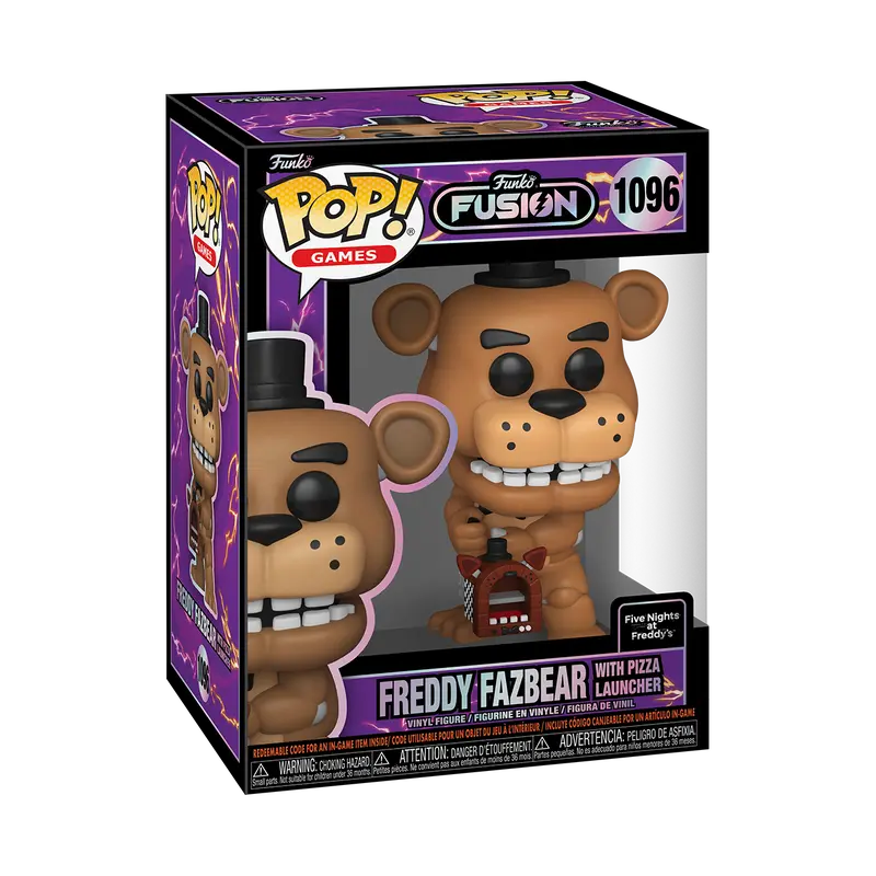 Funko Pop! Five Nights at Freddy's - Freddy Fazbear with Pizza Launcher (Funko Fusion) (Common) #1096 Collectible Pop Vinyl Figure