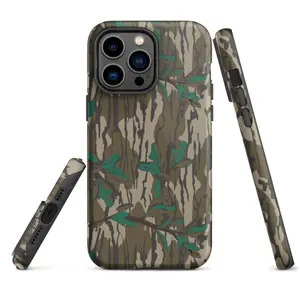 Camo Tough Case for iPhone Mossy Oak Greenleaf casse 11-17