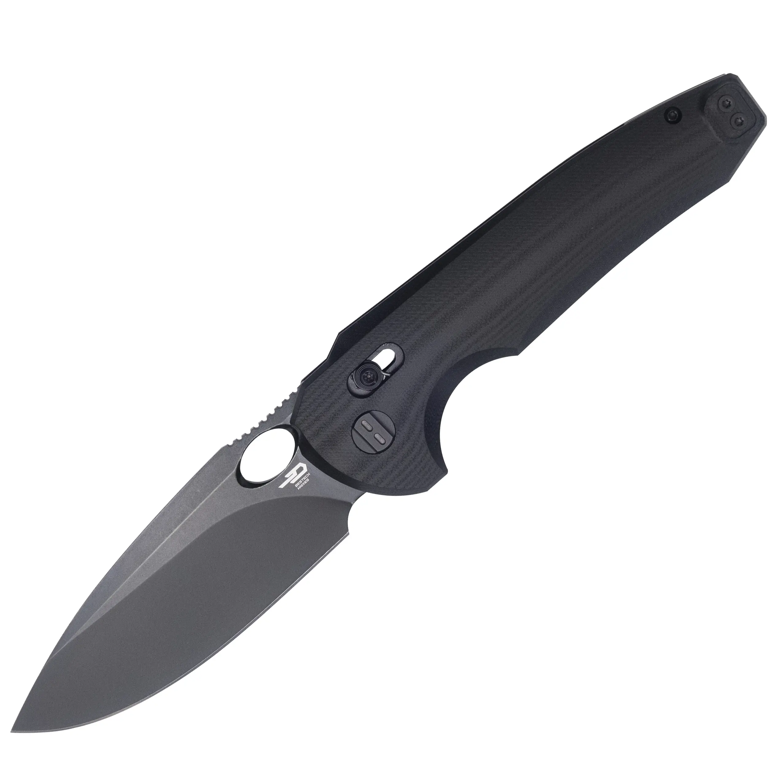 BESTECH Knives Mini Folding Flipper Pocket Knife for Adults - 3.71" 14C28N Precision Blade, Non-Slip Ergonomic G10 Handle, Glass Reinforced Nylon Component, Deep-Carry Clip for Camping, Outdoor Gear
