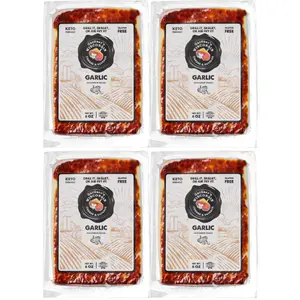 Gardner's Wisconsin Cheese and Sausage, 4 Pack of Garlic Oven-Baked Cheese - Artisan Cheese Made in Wisconsin