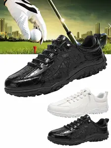 Men's Golf Shoes Waterproof Fashion Casual Outdoor Comfortable Sports Shoes Non-Slip Walking Shoes