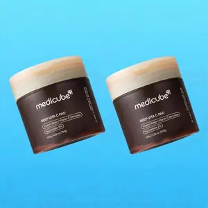 Medicube Deep Vita C Exfoliating Toner Pads | 500,000ppm Vitamin Water Infused Pads for Brightening, Tone Correction & Skin Refinement
