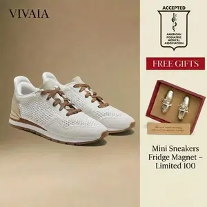 VIVAIA Slip-On Sneakers All-Day Comfort, Water-Repellent, Machine Washable, High Rebound Sole, Breathable Knit Healthcare/ Travel / Standing Workers Shoes, Comfortable Sneakers, Unisex Shoes (All Day)