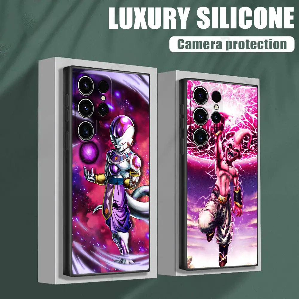 Anime Frieza Majin Buu Smartphone Case, Cellphone Accessory for Samsung Galaxy S26 S25 S24 S23 S22 S21 A14 A15 A16 A35 FE Ultra Plus Handheld Devices