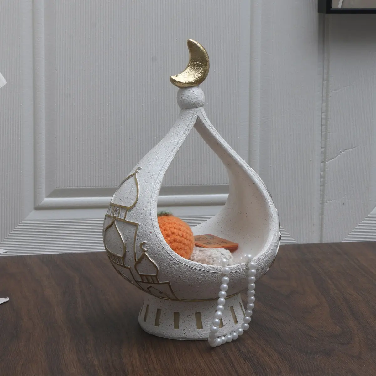 Middle East Ramadan Storage Holiday Decorations, Religious Home Decor, Muslim Festival Supplies, 1 Piece, Perfect for Festive Celebrations