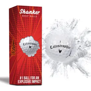 Exploding Balls - Prank Balls That Explode on Impact - Funny Joke for Golfers (Sleeve of 3, Novelty)