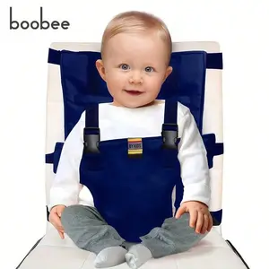 Baby High Chair Safety Belt, Universal Fixed Strap for Children, Washable, Portable Foldable, Fabric Seatbelt, Travel Safety Harness, Car Seat Attachment