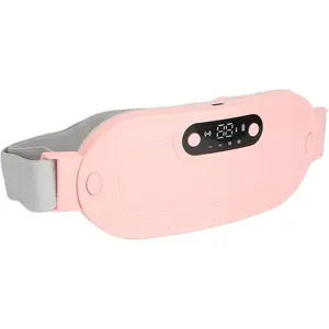 Electric Cordless Waist Belt Device with 3 Heat Levels Modes,Back Pain Relief Pad,Waist Belt Warmer Back Massager,Gift for Women Girls Hot Compress