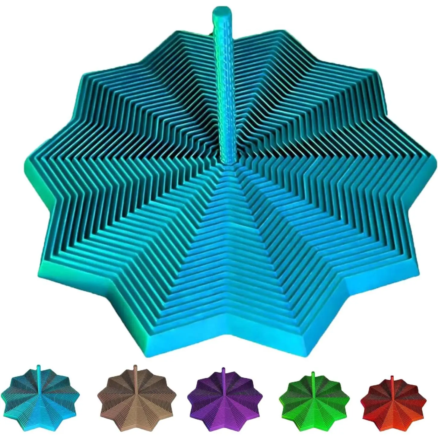 3D Printed Expanded Hexagon Honeycomb Sensory Fidget Star Toy, Christmas and Birthday Gift, Fidget Toy for Sensory Play, Random Colors, Expanded Hexagon Honeycomb Design