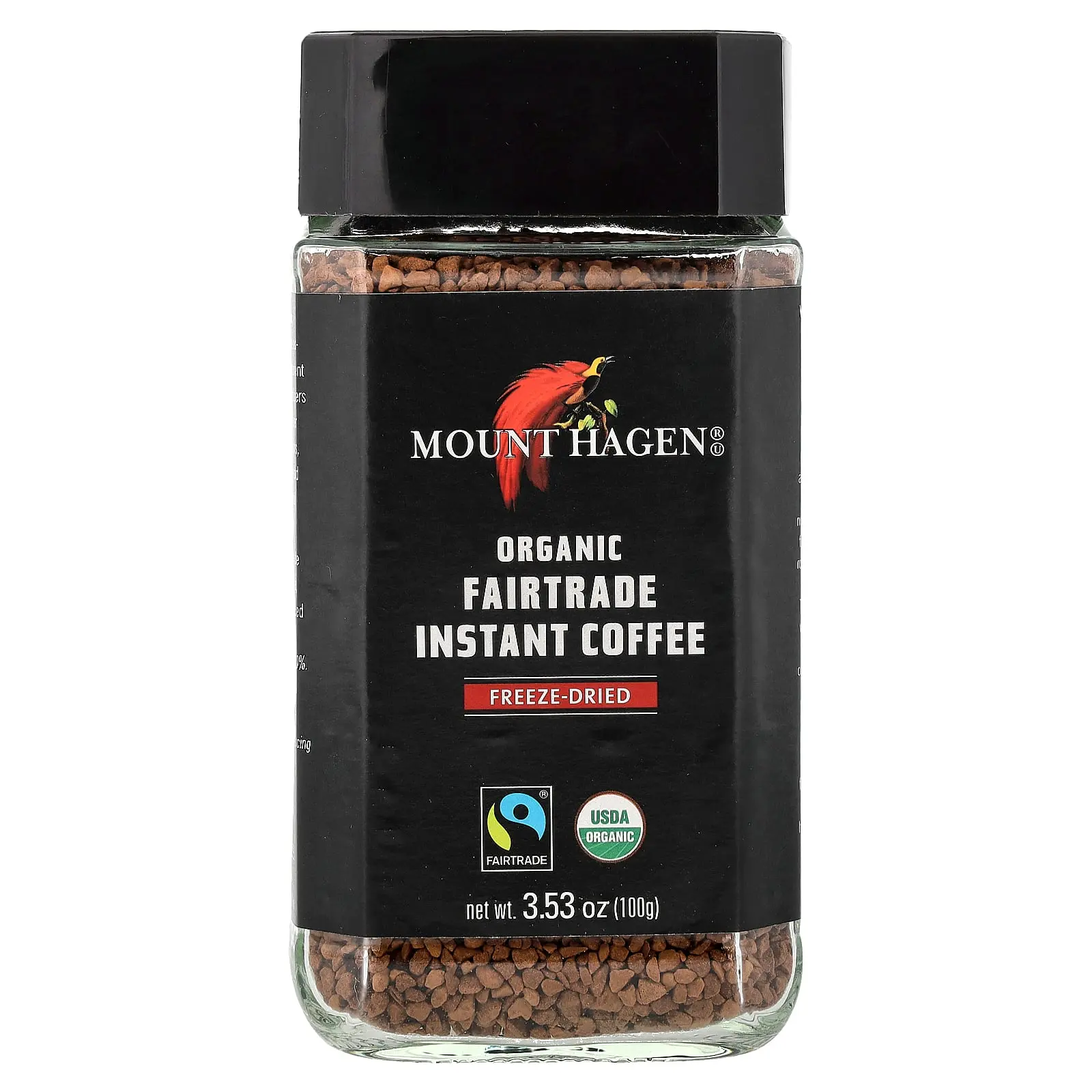 Mount Hagen Organic Fairtrade Instant Coffee, 3.53 oz (100 g)