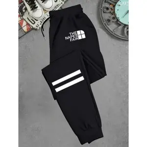 Men's Original Design Sports Sweatpants, Fitness Pants, Pocketed Tennis Training Pants, Micro-Stretch Polyester, All Seasons, Running & Casual Wear, Athleisure Style