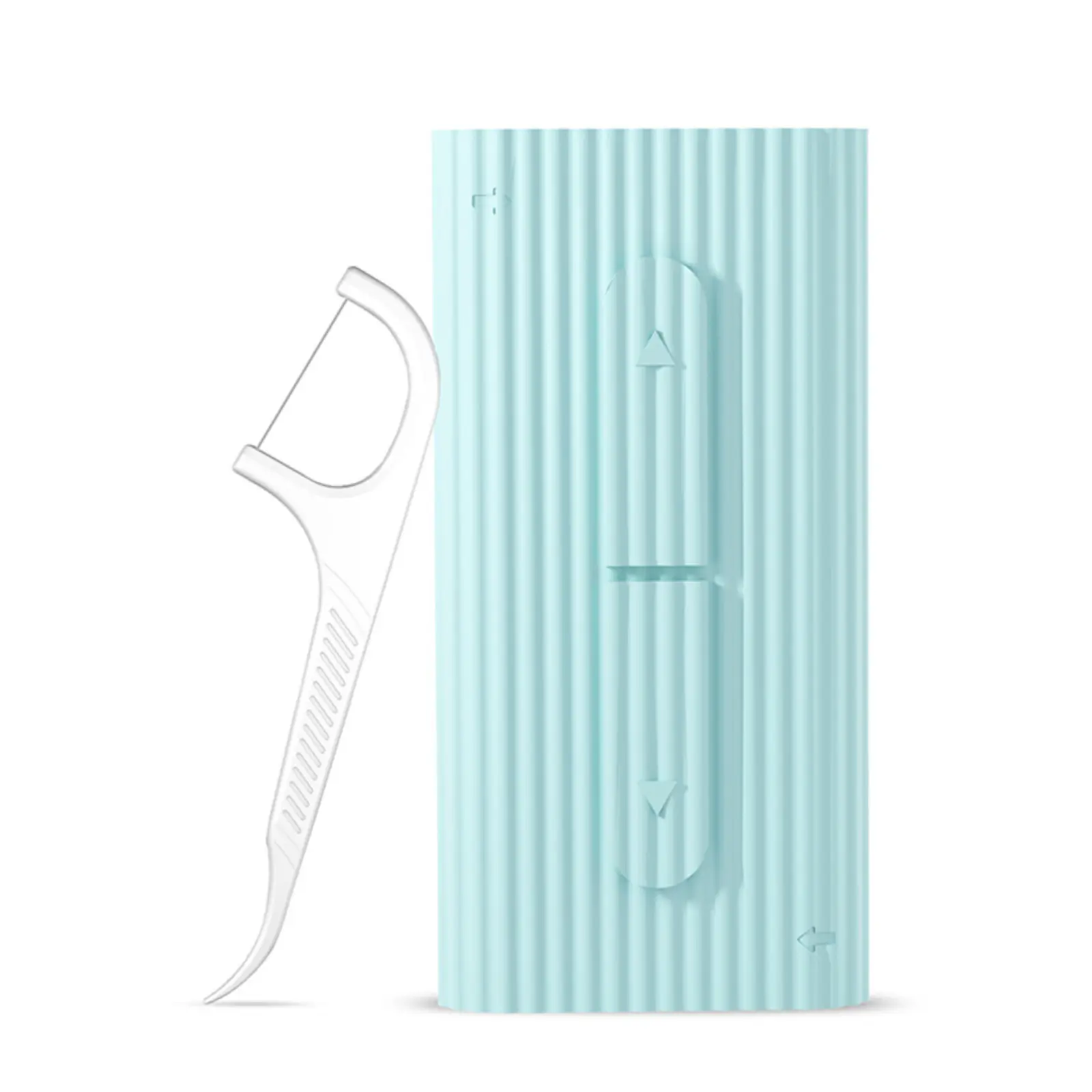 Compact Dental Floss Holder - 1PC Refillable Oral Travel Storage Case, Portable Travel Pack, Automatic Floss Stick Organizer & Toothpick Dispenser (Home Supplies Storage Solution)