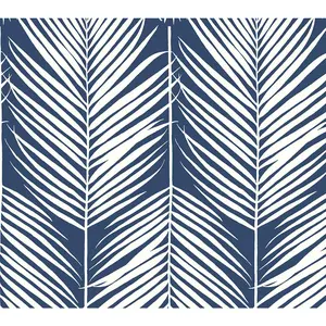 NextWall Palm Silhouette Peel and Stick Wallpap er Roll