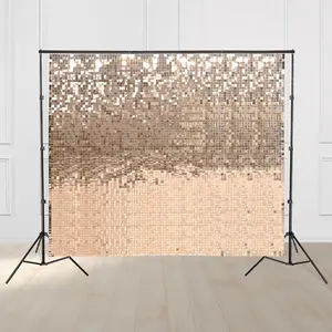 LAGarden 10x8.5ft Shimmer Wall Party Backdrop with Tripod Stand
