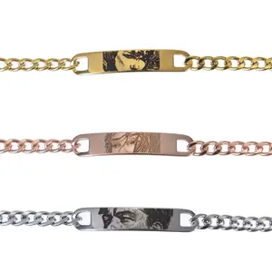 Personalized Eye Engraved Bar Bracelet