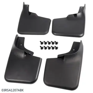 4 Pcs Front&Rear Splash Guards Mud Flaps w/Wheel Lips Fit For 04-14 Ford F-150