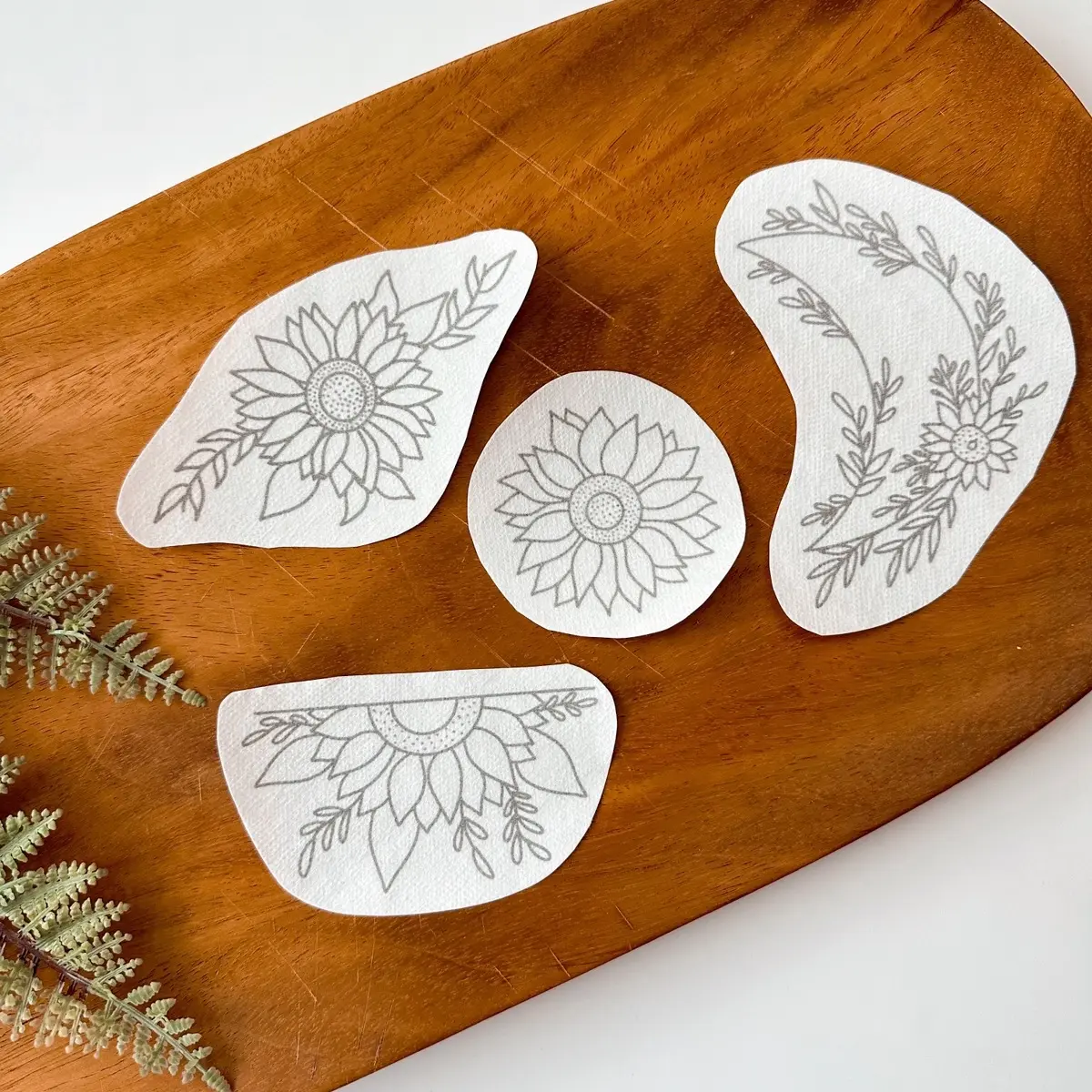 Sunflowers Forever Stick & Stitch Embroidery Patterns - Full Collection