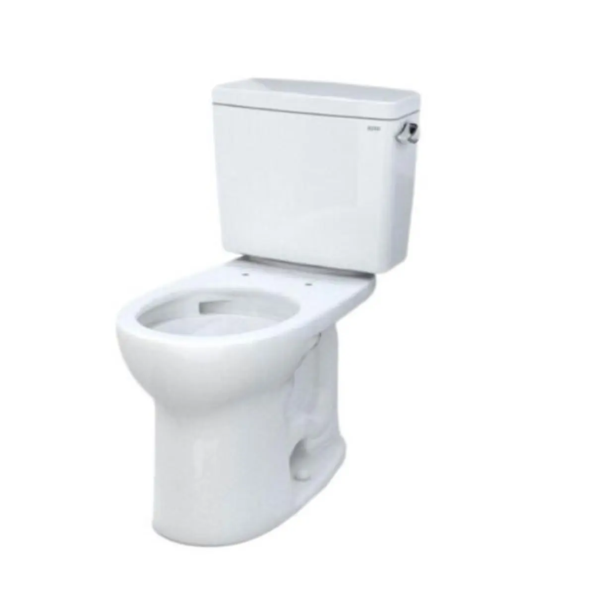 212 MAIN Toto CST775CEFRG-01 Drake Floor Mounted 2-Piece Round Bowl Toilet, 1.28 GPF, Right Hand Lever, 30-1/8" Overall Height, 2-Piece Set Toilet Bowls, High Profile