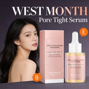 WEST MONTH Pore Tight Serum - Niacinamide Pore Minimizing Oil Control Hydrating Hyaluronic Acid Face Serum, Gentle