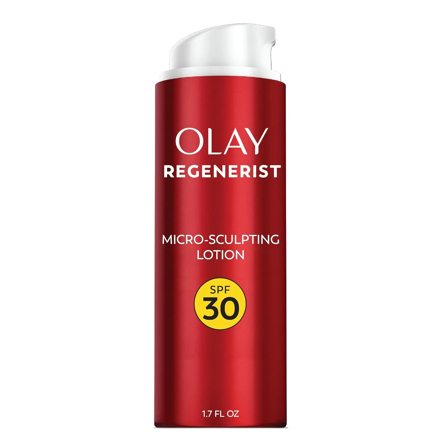 Olay Regenerist Advanced Anti-Aging Face Moisturizer Lotion for All Skin Types, Micro-Sculpting Lotion with Broad Spectrum SPF 30, Reduces Wrinkles, Firms and Plumps Skin, Dermatologist Tested, 1.7 oz