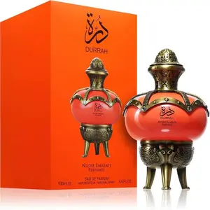 Lattafa Niche Emarati Durrah Eau de Parfum – 100ml (3.4 oz)Unisex | Opulent Woody-Floral | Arabian Prestige
