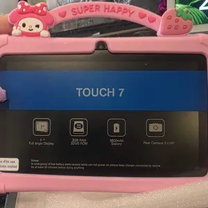 [TikTokShopSpringGlowUp] PRITOM Kids Tablet 7 inch Android 13 IPS HD Screen with Protective Case Parental Control Dual Cameras Pre Installed Educational Apps Ideal for Boys Girls Pink Blue Kids Gift