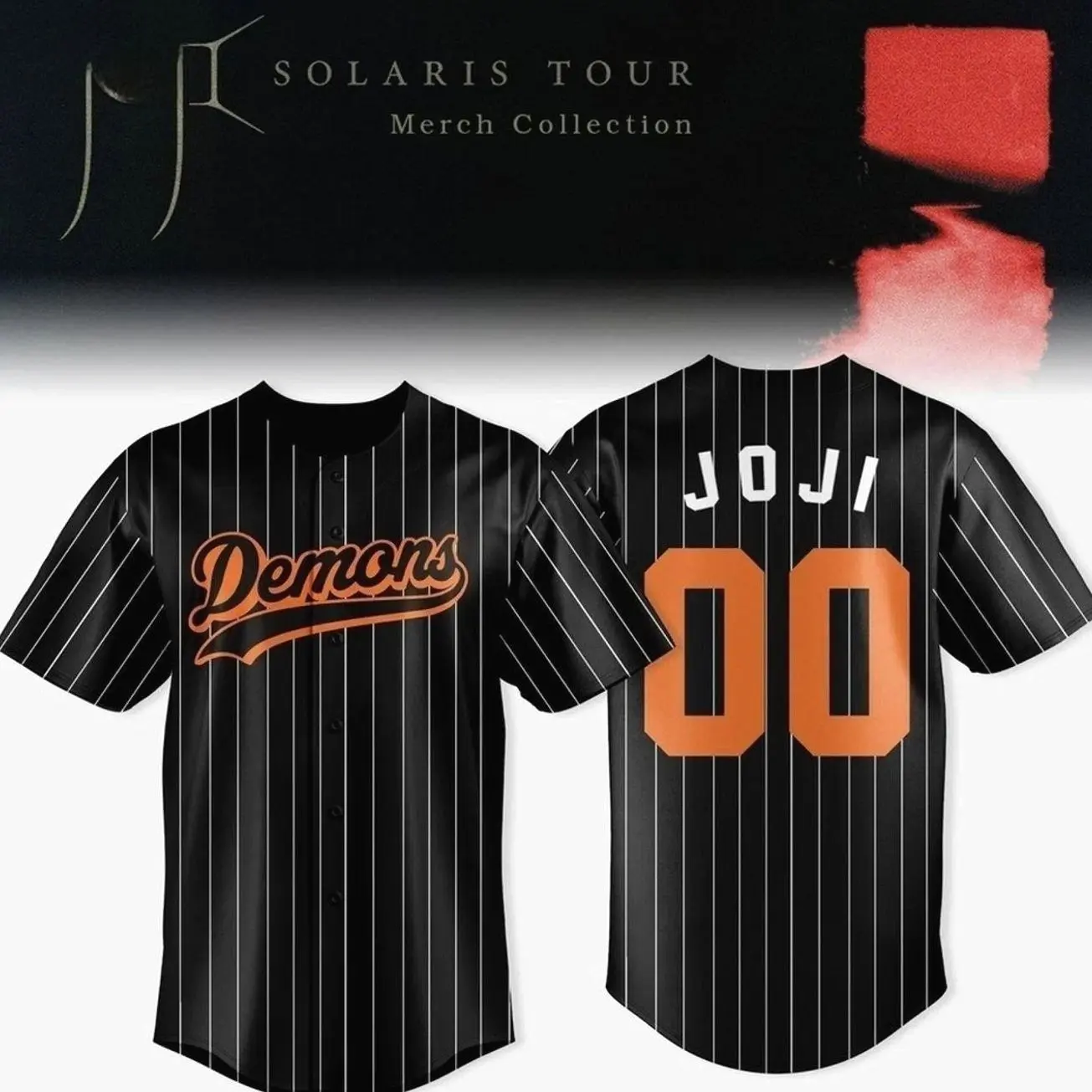 JOJI Solaris Tour 2026 Baseball Jersey 14L G5I
