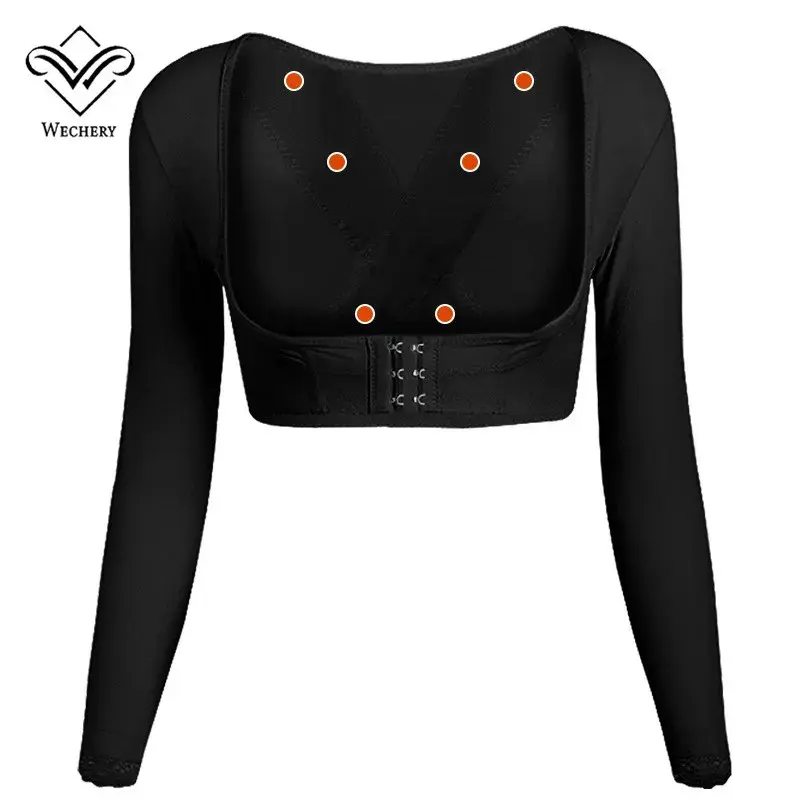 New styleWECHERY Arm Shaper Underbust Push Up Shapers Posture Corrective Underwear Body Slimmer Shapewear