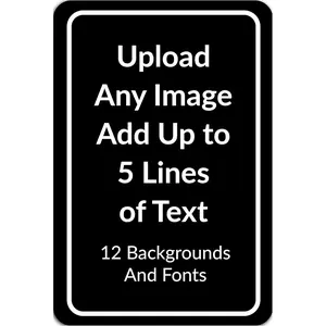 Design Your Own Custom Parking Signs |   Customized Delivery Mail Packages Metal Sign |   Personalized Signs for Outdoors or Indoor |   All Weather Aluminum Sign 12 x 8 in. |   Great Gift Idea