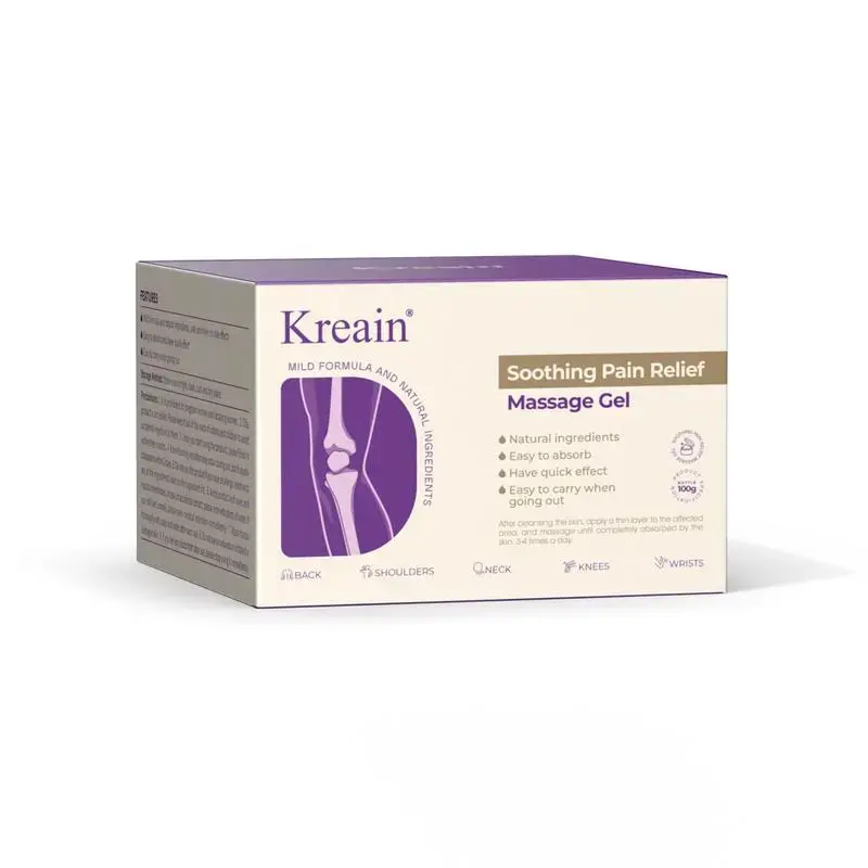 Kreain Muscle Therapy Massage Gel - Fast Relief for Knee, Lumbar, Neck Discomfort, Formulated with Boswellia, Glucosamine, Collagen (Beauty & Personal Care, Bath & Body Care)