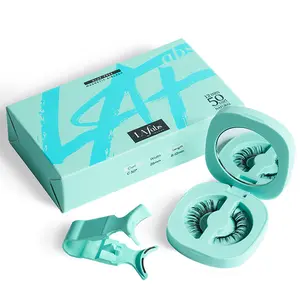 LAfabs Soft Magnetic Eyelashes, Cosmetic EyeLash Extension with Applicator, Twin Lashes, No Glue & No Liner Needed, Reusable, Waterproof, Natural Look Lashes Makeup Eyelashes Extensions