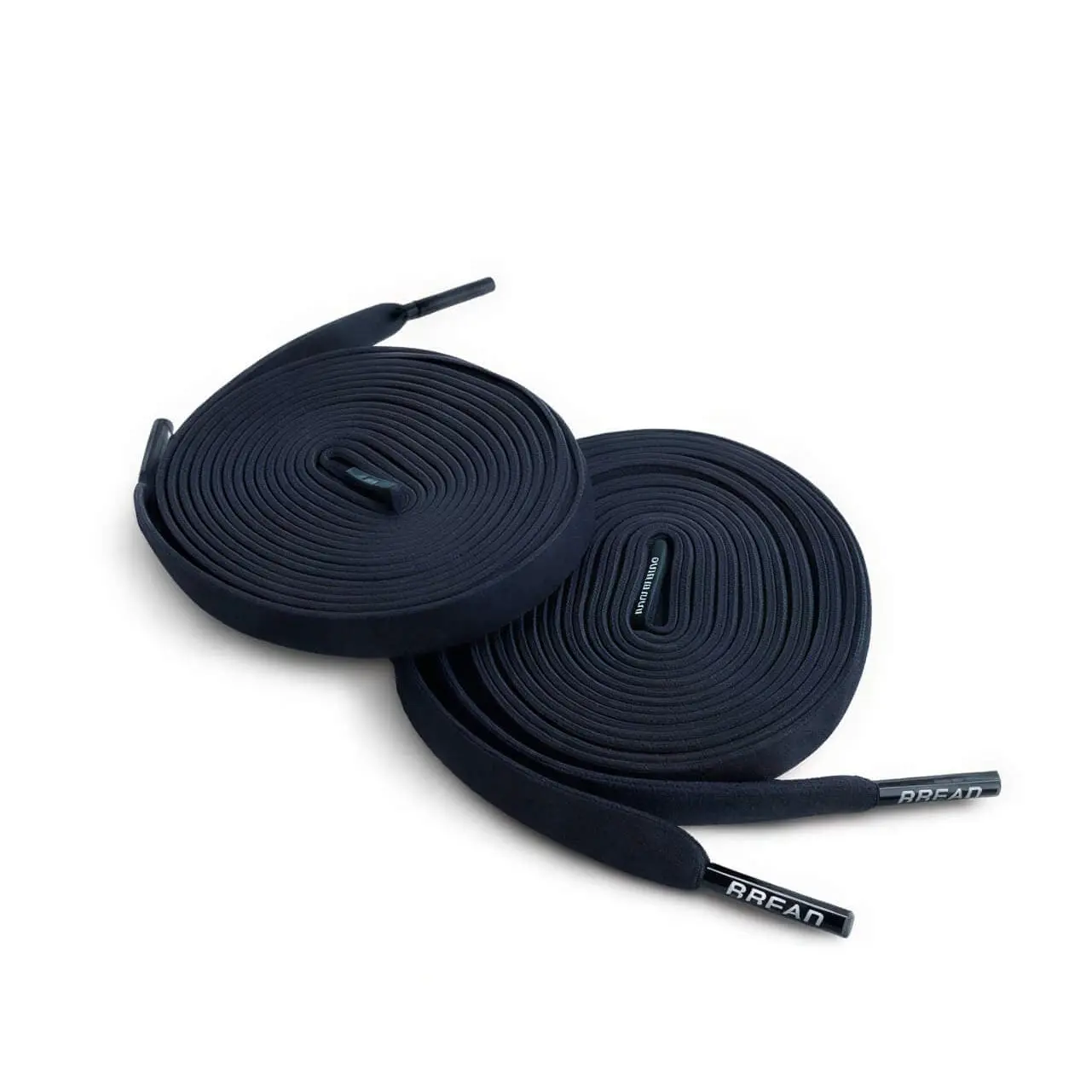 Charcoal Grey Bread Laces - Stretchy Shoelaces for Easy Slip-On Shoes with Secure One Tie Feature