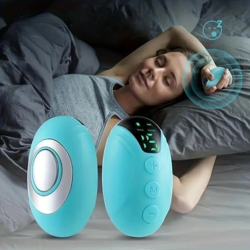 Smart Handheld Sleep Aid Machine, Portable Stress and Anxiety Relief Personal Care Sleep Aid Appliance, Sleep Helper Tool, Wireless Comfort Handheld Sleep Instrument, Durable, Low Power Consumption