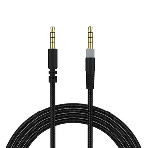 Cloud Alpha Cable Replacement Cord Compatible with HyperX Cloud Alpha, Cloud Mix, Logitech G633, G933 Gaming Headset, Nylon Braided Headset Audio 3.5mm Cable 5FT