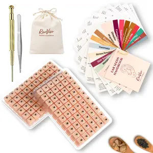 600pcs Ear Seeds Kit with Probe, Guidebook & Accessories